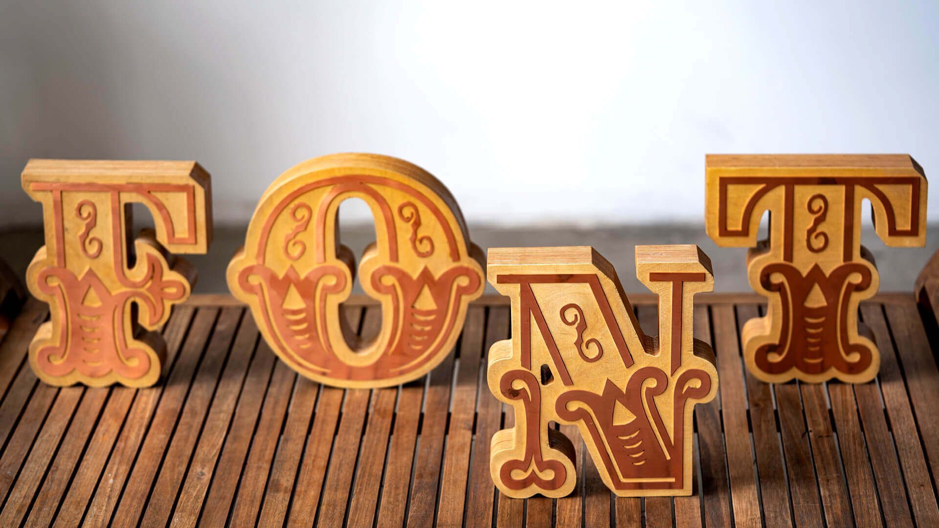 font-letter - font;letters-decorative-wood-design-font-letters