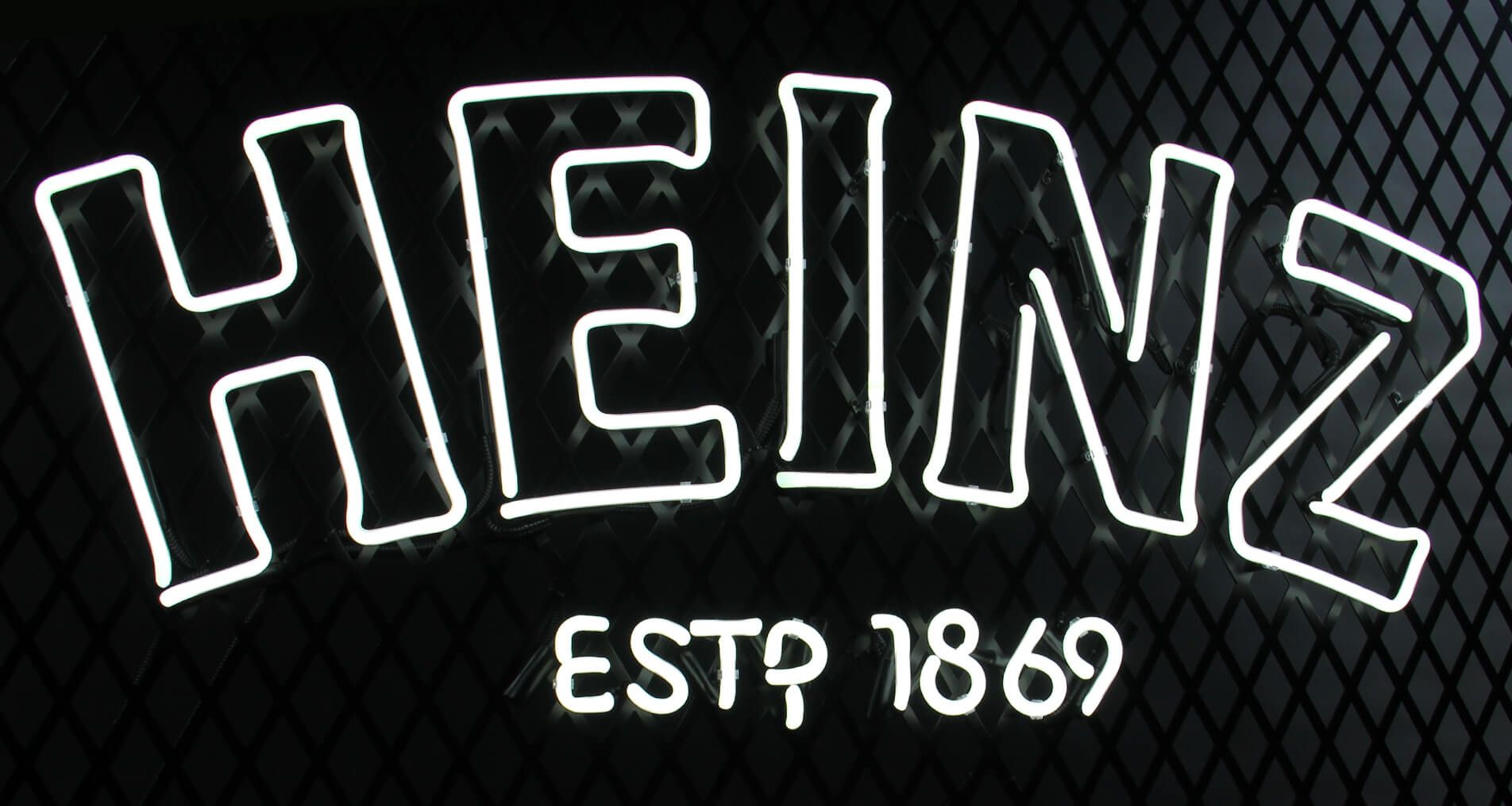 Néon Heinz - Néon blanc heinz 1896